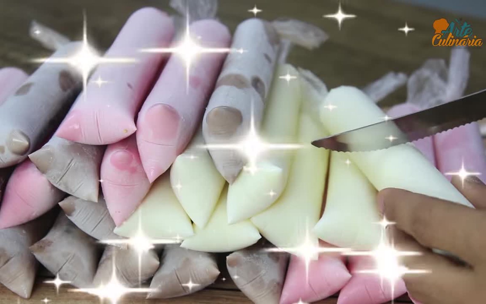 Receita de Geladinho Cremoso