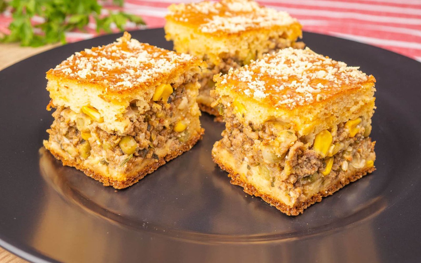Torta de Liquidificador de Carne Moída
