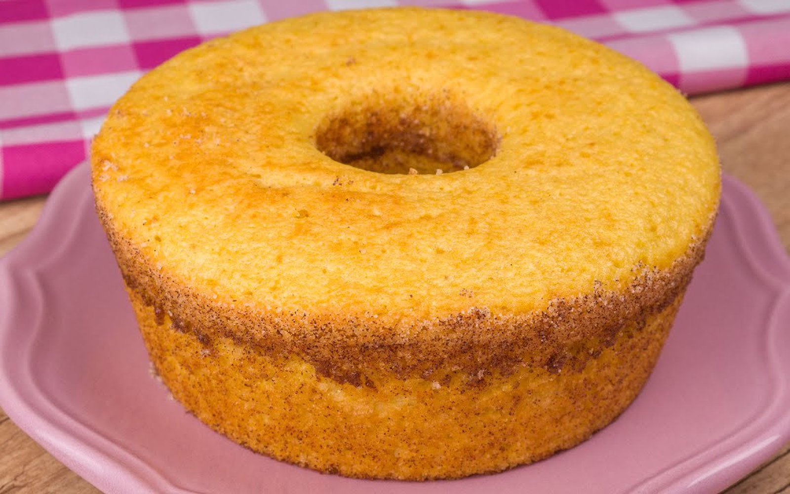 Bolo de Fubá na Airfryer com 1 Ovo