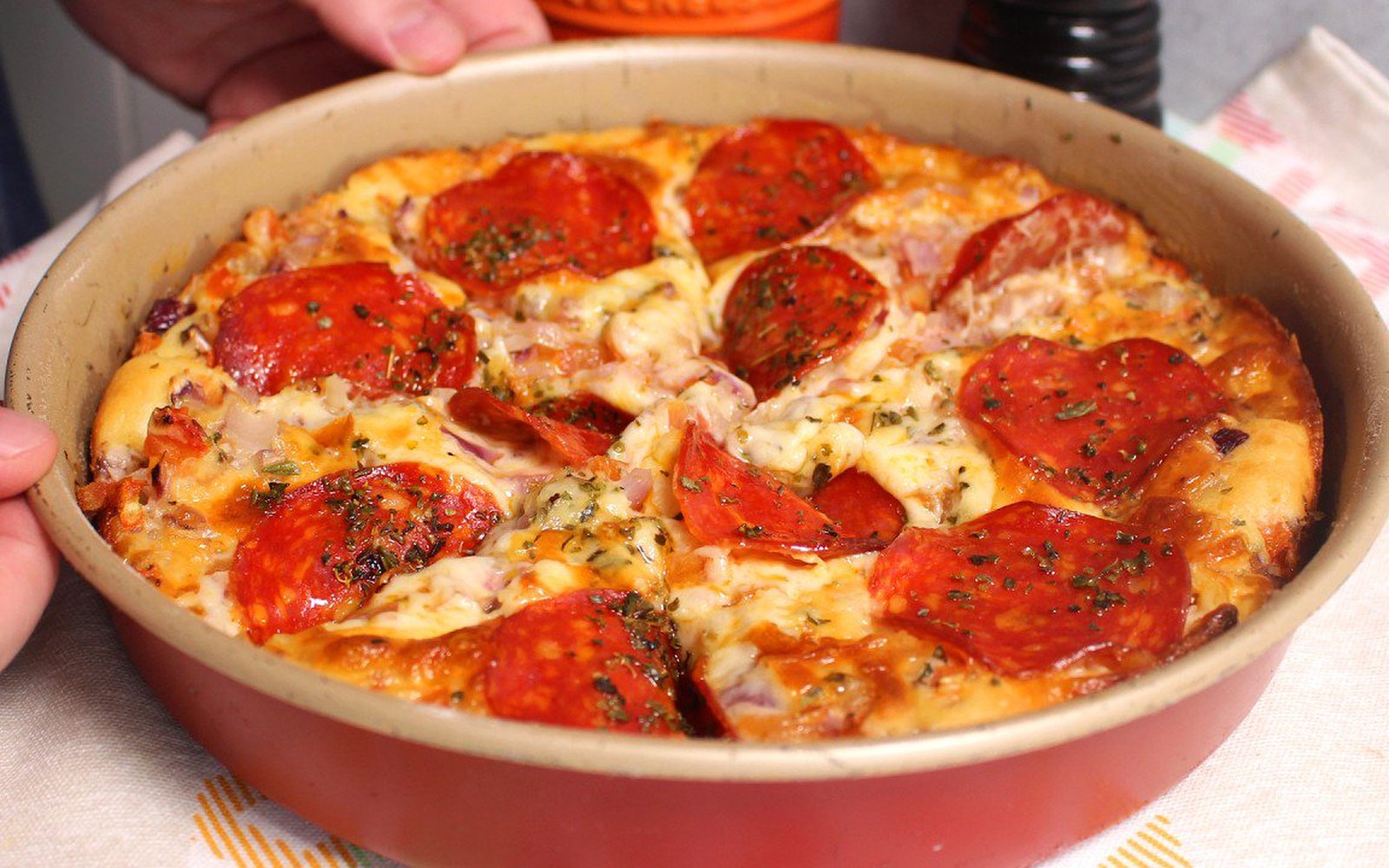 Torta de pepperoni