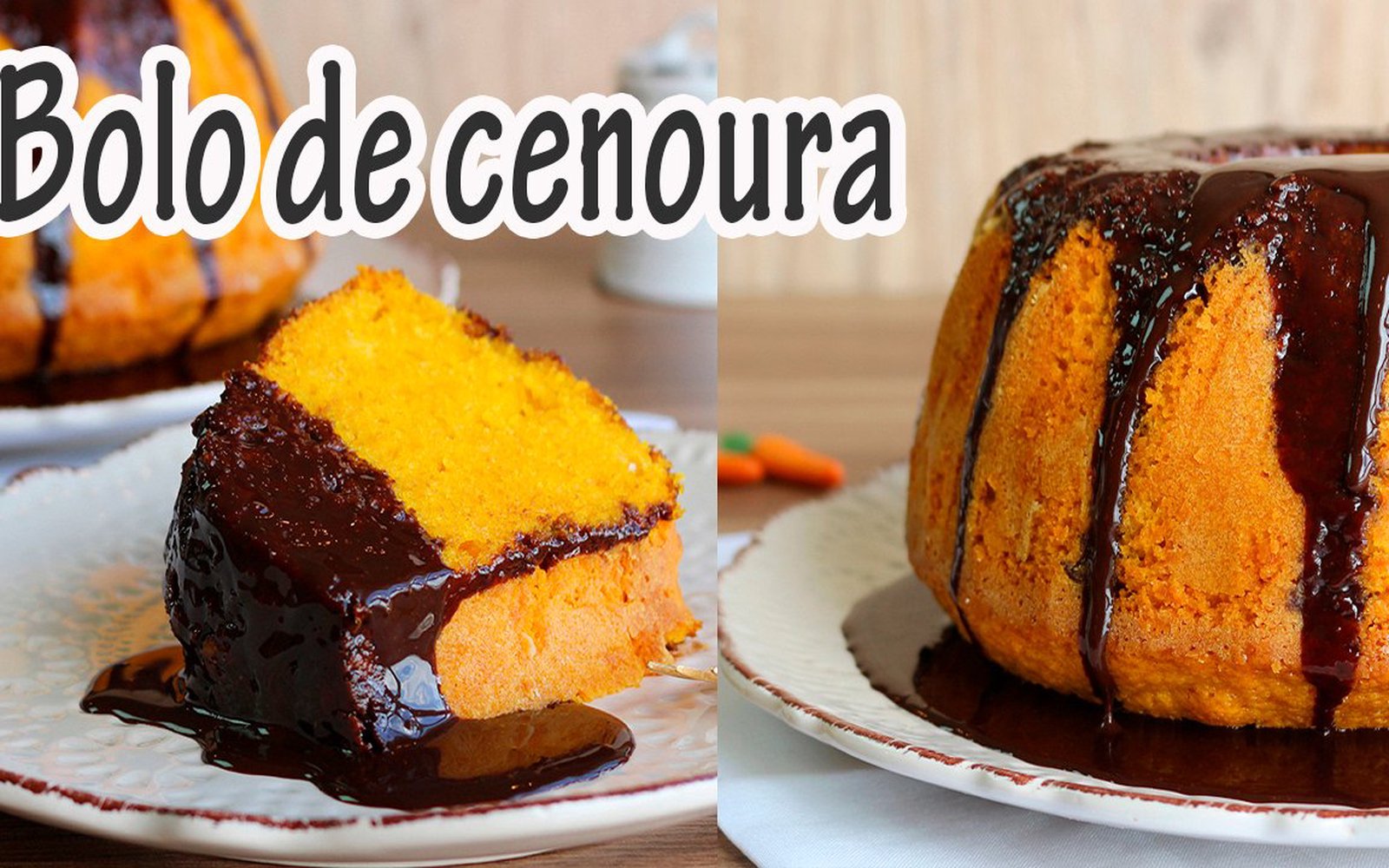Bolo de Cenoura Fofinho