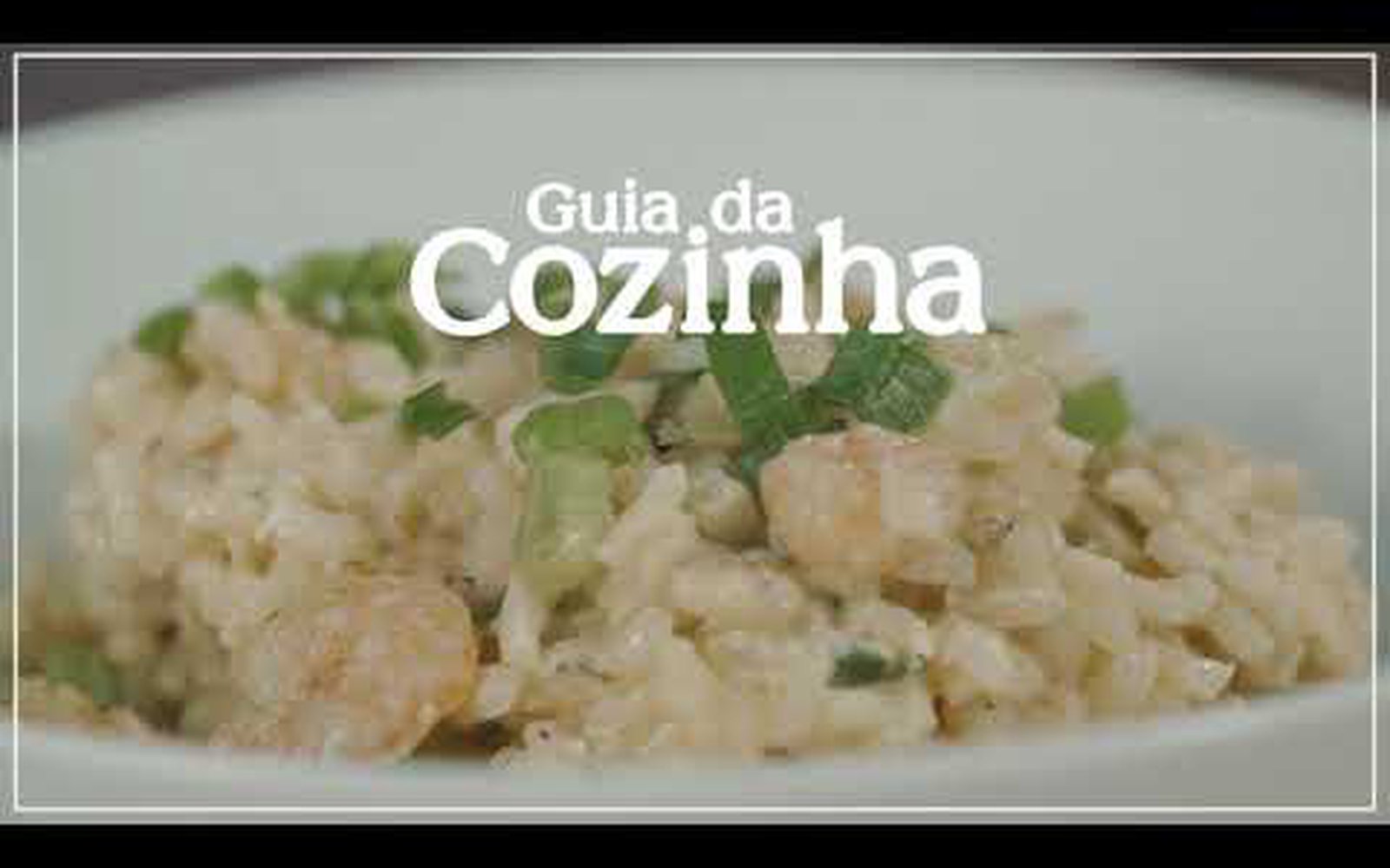 Risoto de camarão com requeijão