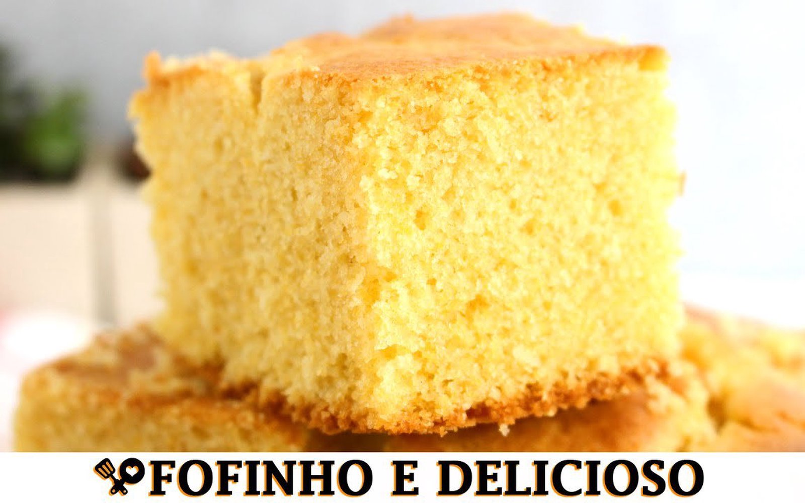 Bolo de Fubá de Liquidificador