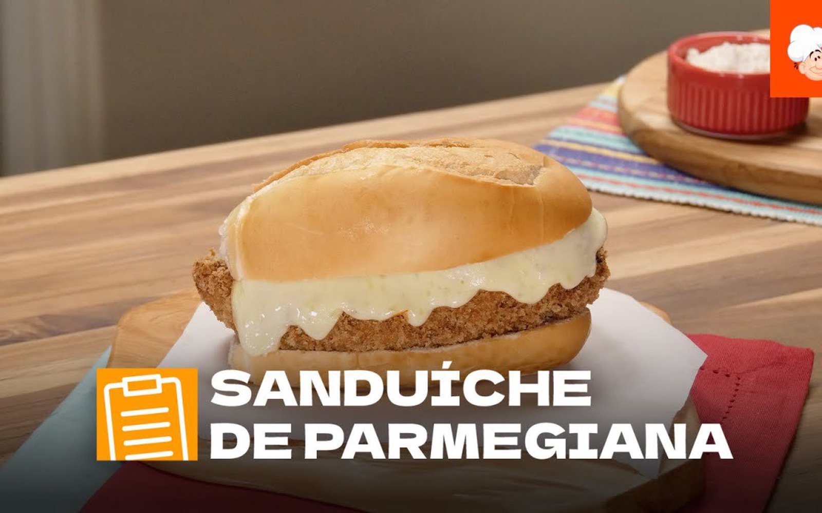 Sanduíche de Parmegiana