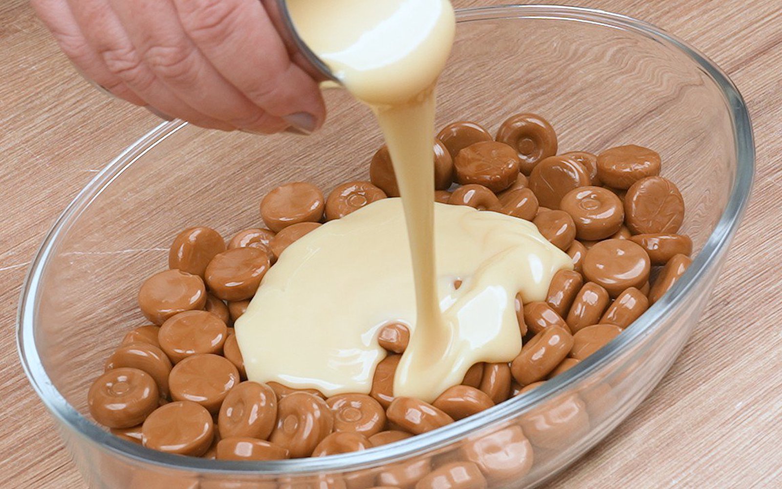 Sobremesa de Caramelo com Creme de Chocolate
