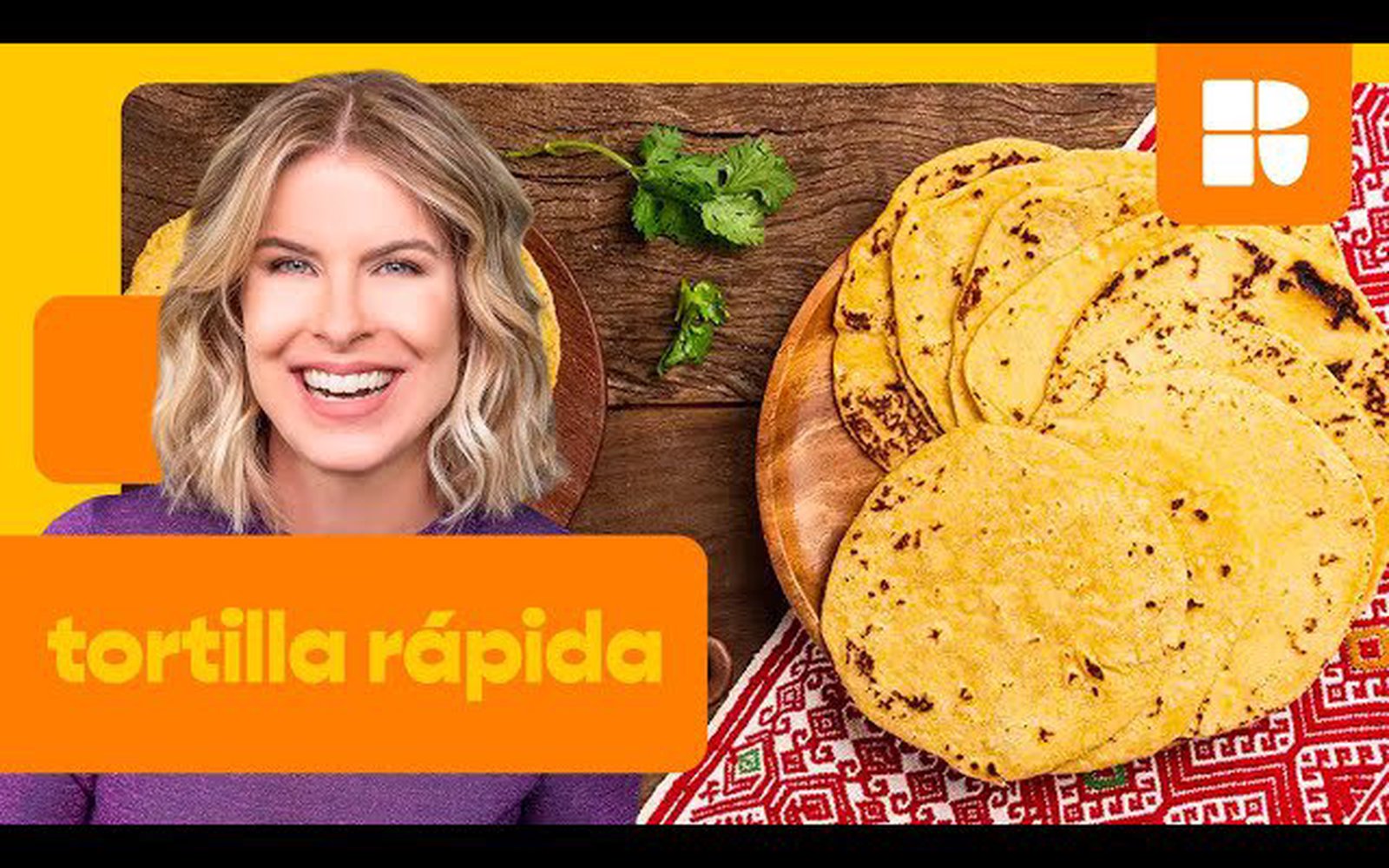 Tortilha de milho prática
