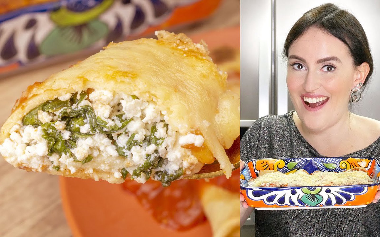 Panqueca de Ricota e Espinafre