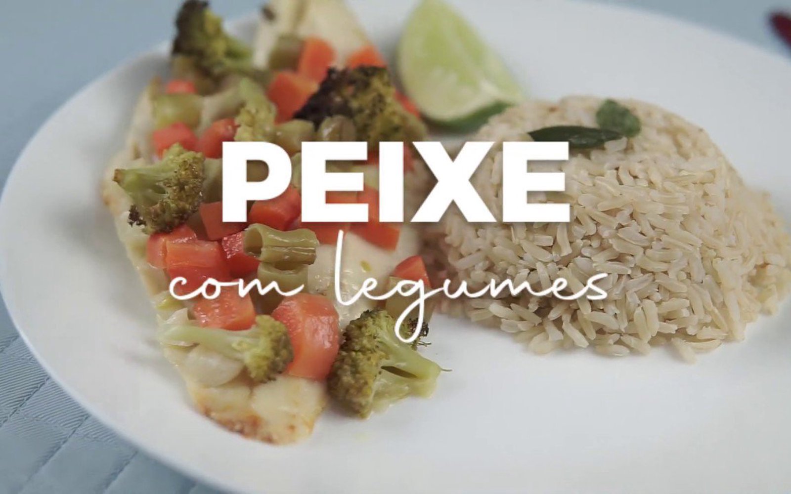 Peixe Assado com Legumes