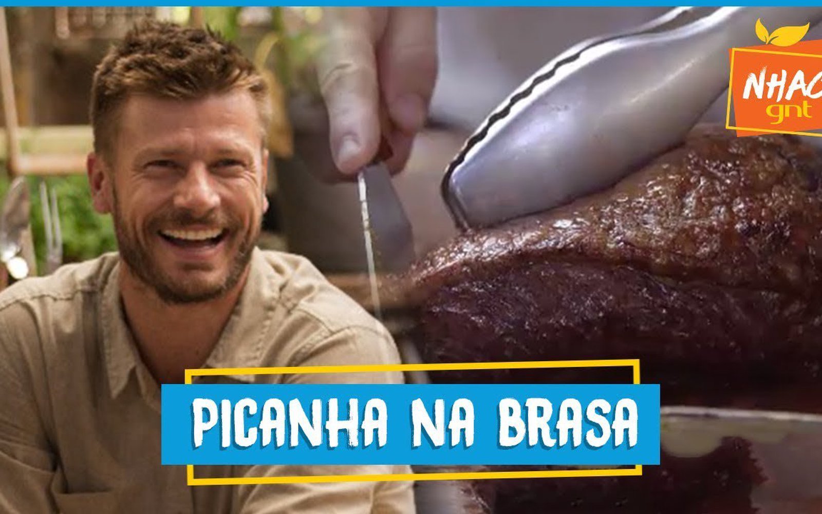 Picanha na brasa com pimenta-do-reino