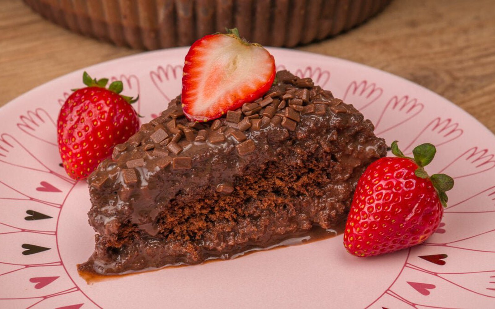 Bolo Alagado de Chocolate