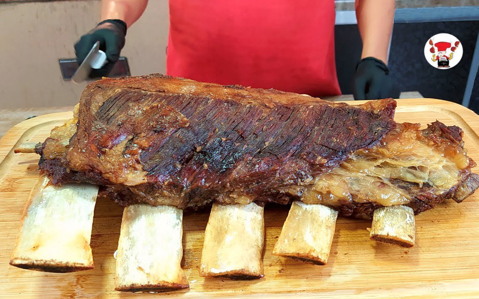 Costela de Boi na Churrasqueira