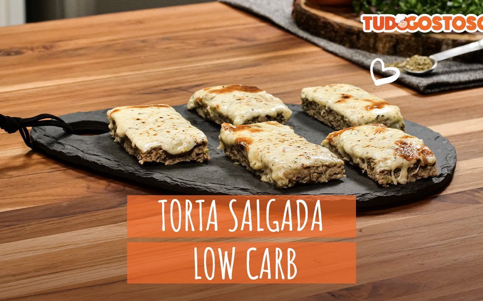 Torta Salgada Low Carb