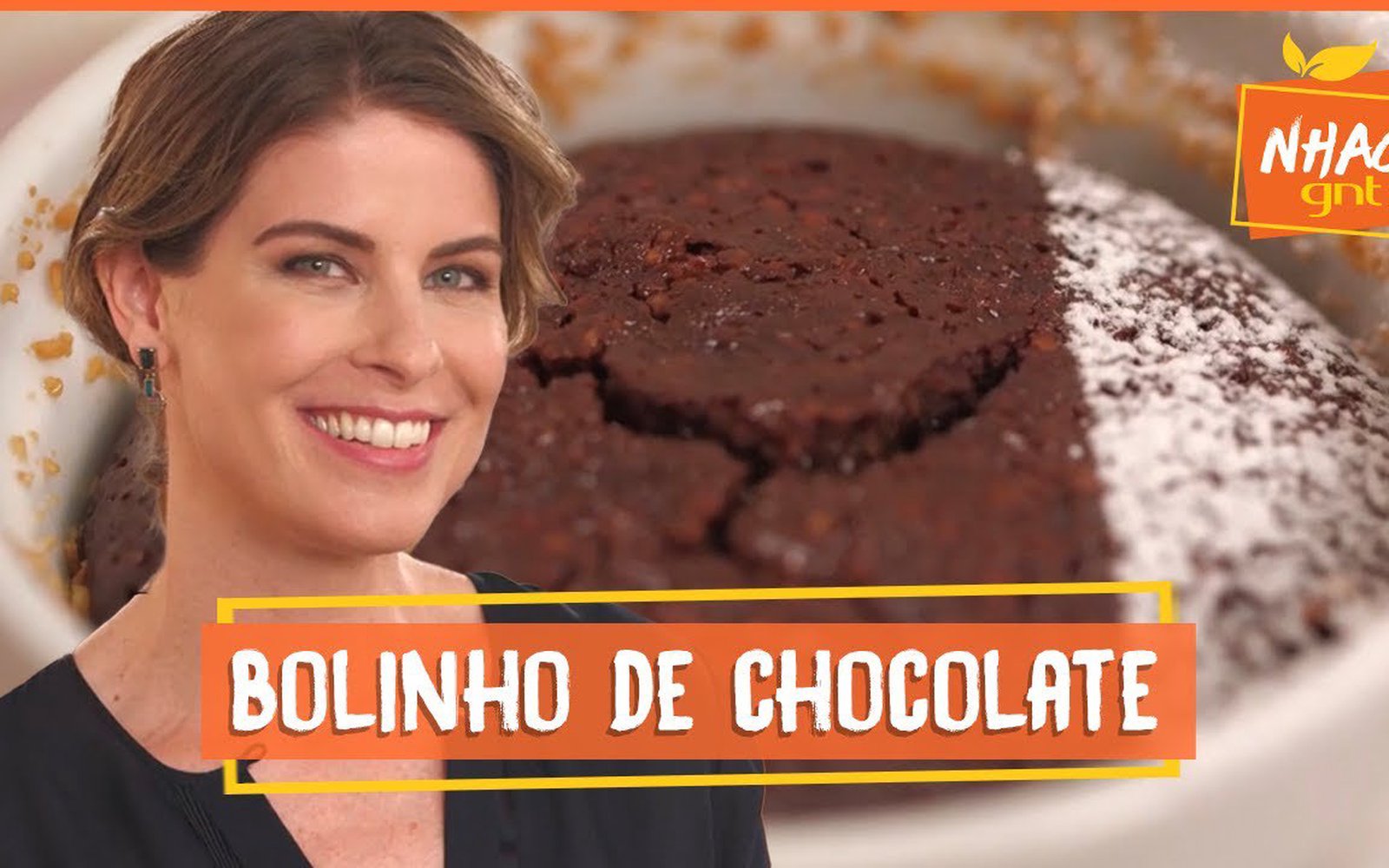 Bolo de chocolate com castanha-de-caju e mel