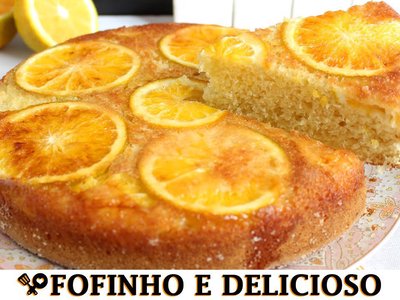 Bolo de Laranja Caramelizada