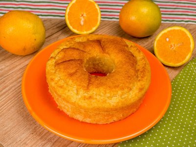 Bolo de Laranja na Airfryer