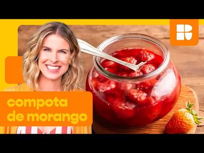 Compota de morangos assados