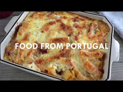 Massa no Forno com Atum e Paio