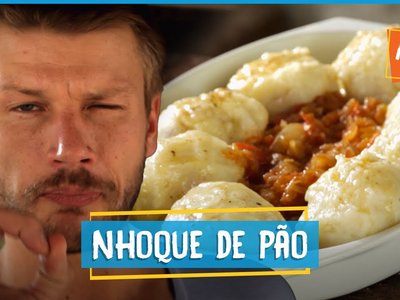 Nhoque de Batata Recheado com Pão