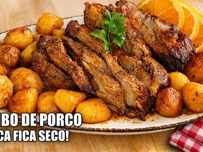 Lombo de Porco Assado na Air Fryer