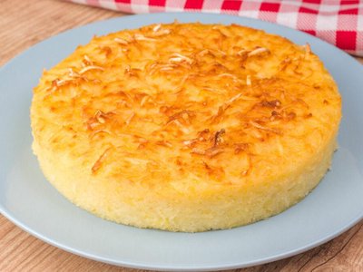 Bolo de Mandioca na Airfryer