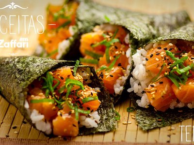 Temaki de Salmão