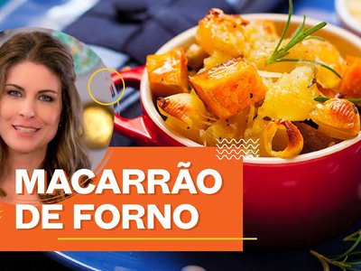 Mac and Cheese com Abóbora Assada (Macarrão de Forno)