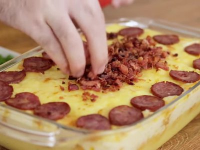 Receita de Frango ao Forno como Purê