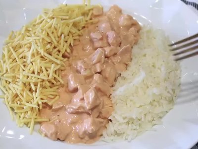 Receita de Strogonoff de Frango 