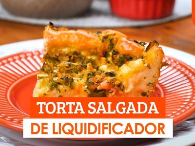 Torta Salgada de Liquidificador