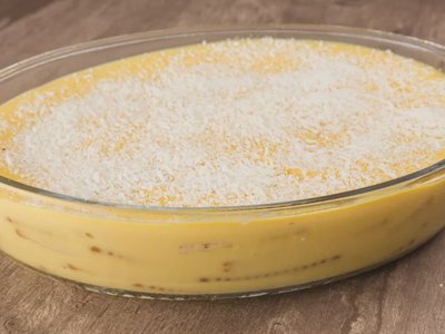 Pavê de Milho Verde com Coco