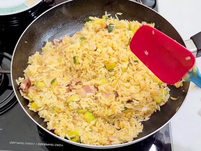 Receita de Arroz com Abobrinha