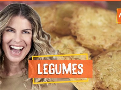 Legumes Assados: Chuchu, Couve-flor e Chips de Mandioca