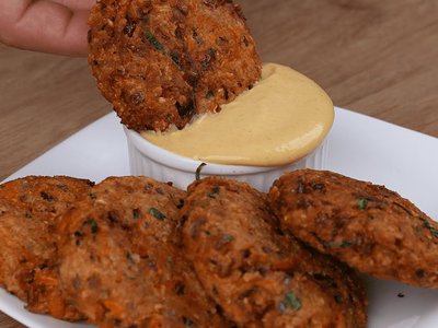 Bolinhas de Cenoura, Atum e Aveia