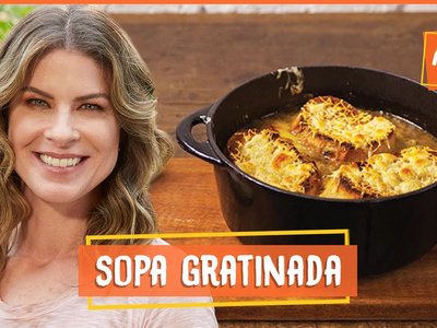 Sopa de Cebola Gratinada com Queijo