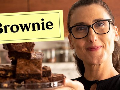 Brownie de Chocolate com Nozes e Café