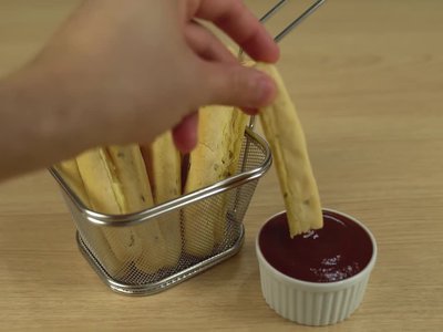 Receita de Palitos de Batata e Queijo
