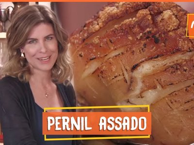 Pernil Assado com Molho de Abacaxi