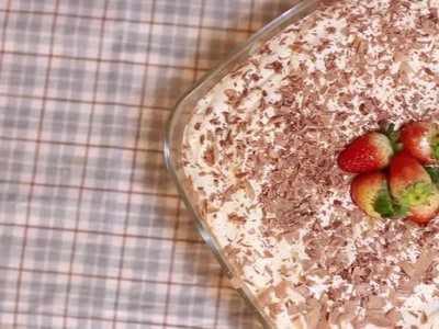 Receita de Pavê de Morango