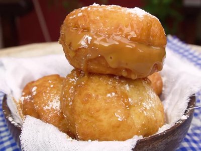 Receita de Sonho de Doce de Leite