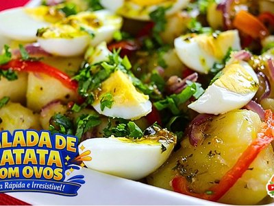 Salada de Batata com Ovos