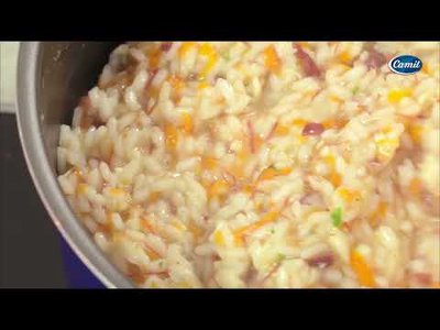 Risoto de Abóbora e Carne-seca