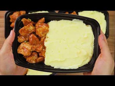 Frango BBQ com Purê de Batata