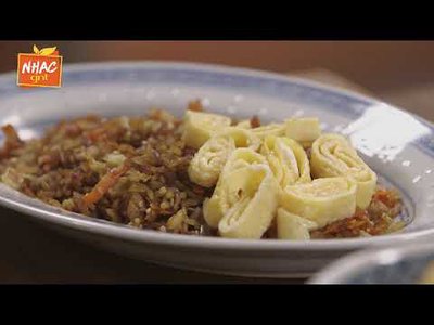 Arroz Frito com Omelete Japonesa