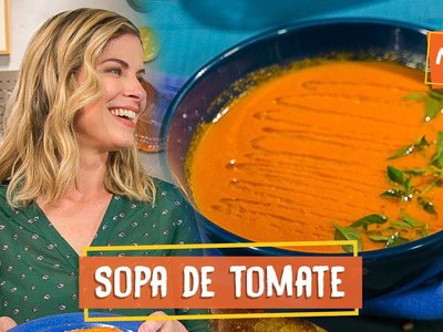 Sopa de tomate de forno