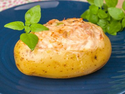Batata Recheada com Atum