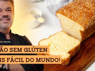 Pão Sem Glúten Fácil com Mix de Farinhas Caseiro
