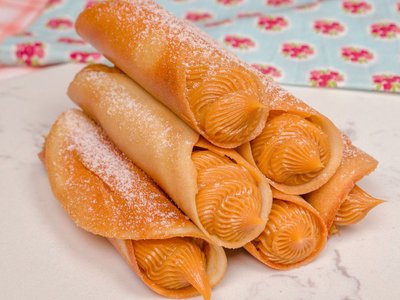 Canudinho Crocante de Doce de Leite