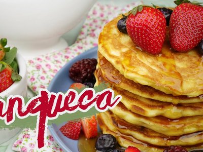 Panqueca Americana com Ricota
