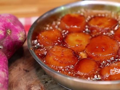 Receita de Batata Doce Caramelizada
