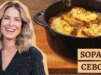 Sopa de Cebola Gratinada